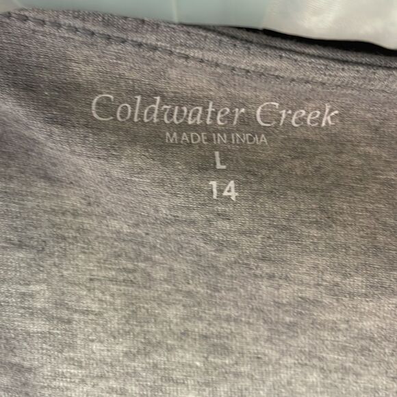 Coldwater Creek Tank Style Top, Size L 14, Sequined Front, Beautiful Design - Picture 4 of 6